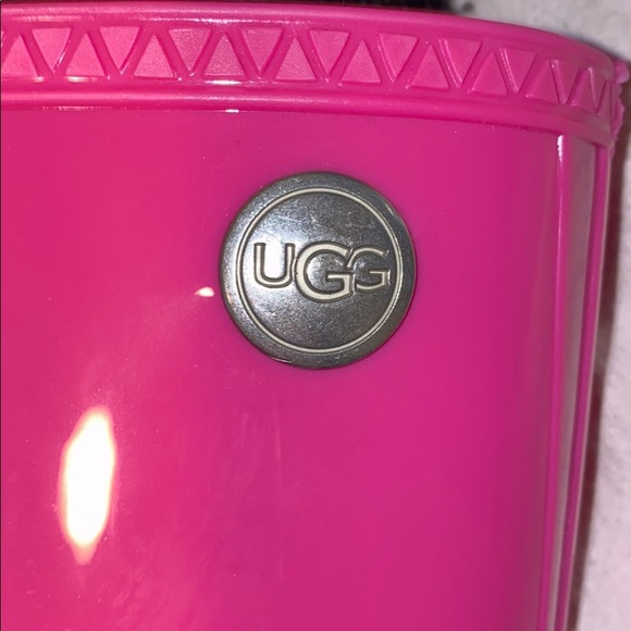 Ugg pink Rain boots - Picture 2 of 4